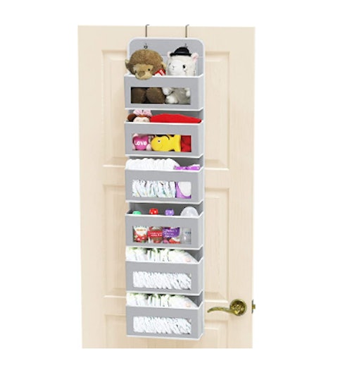 Simple Houseware Over Door Clear Window Pocket Organizer