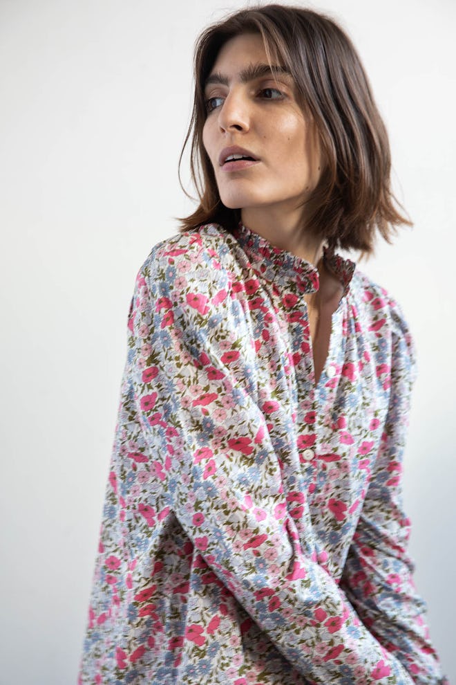 Annabel Liberty Poppy and Daisy Shirt