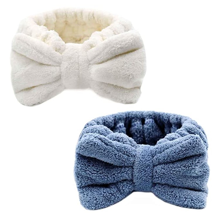 GAASHA Plush Spa Bow Headband (2-Pack)