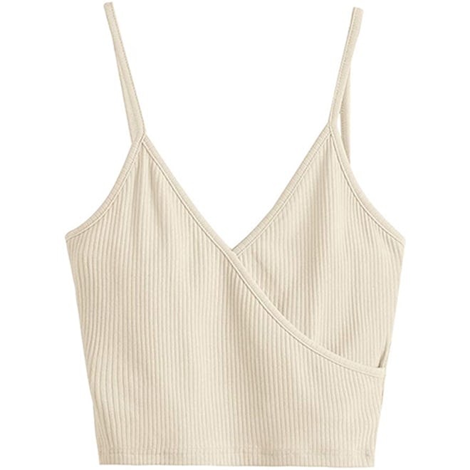 SheIn Wrap Cropped Camisole