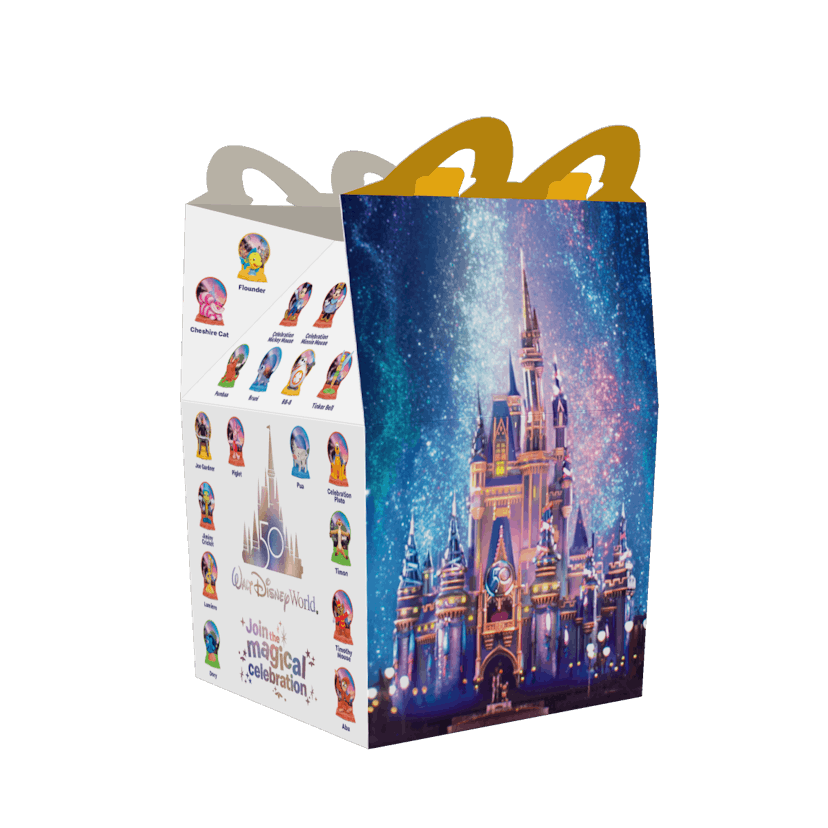 Participating McDonald's will release a limited-edition Happy Meal box and toys to celebrate the 50t...