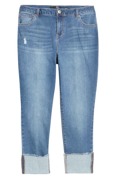 Deep Roll Cuff Jeans from 1822 Denim, available to shop via Nordstrom.