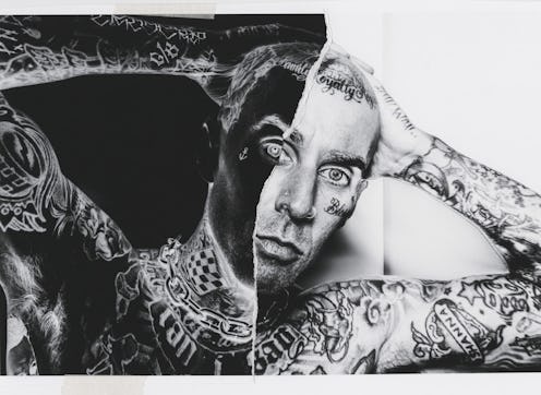 Travis Barker portrait in Nylon.