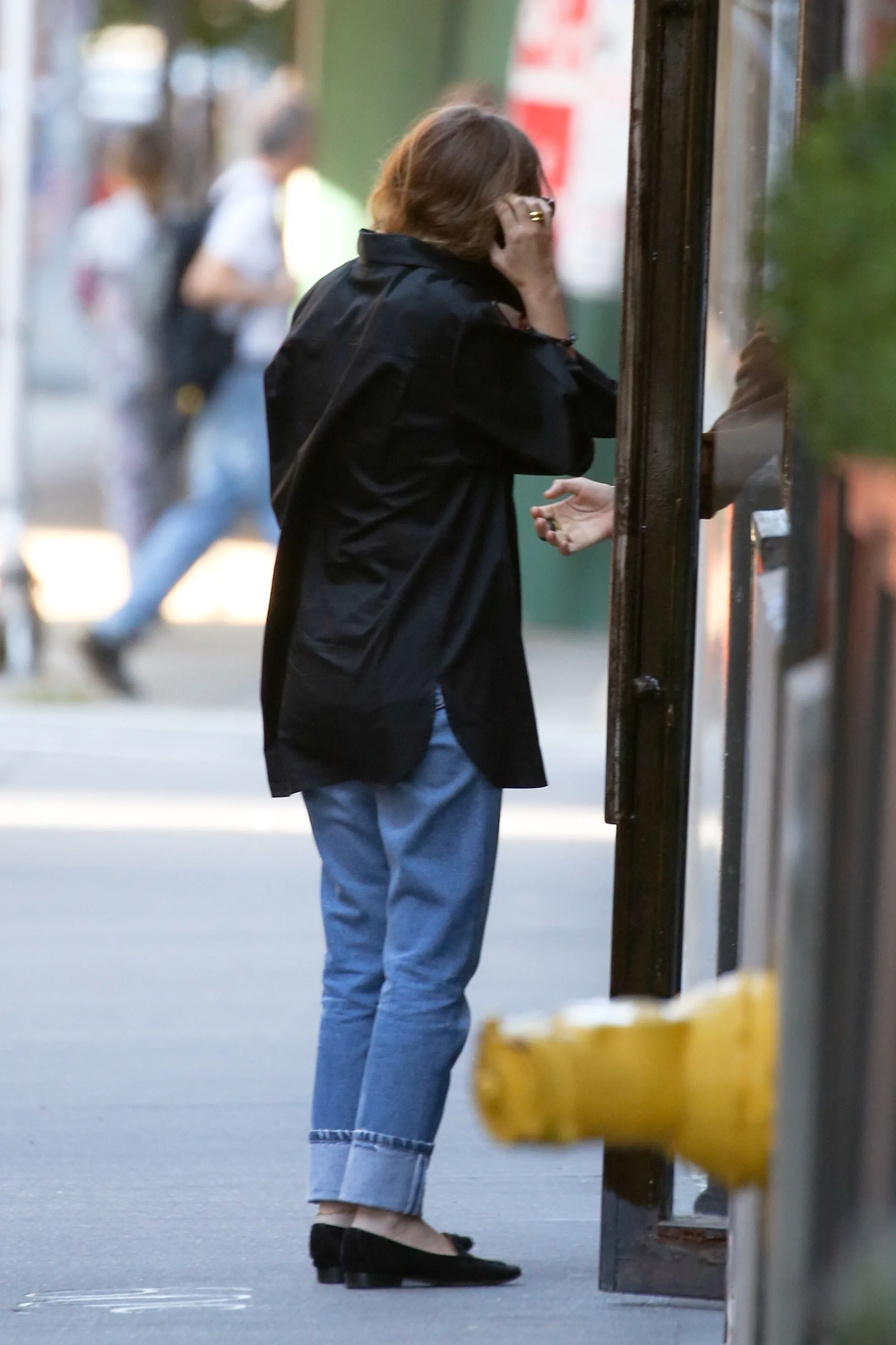 Ashley Olsen's Cuffed Jeans Is A Style 