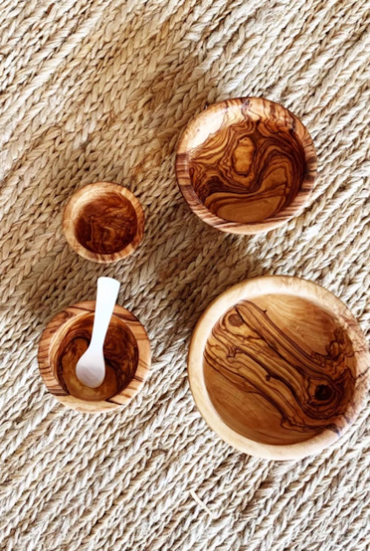 Wood Nesting Bowl Set