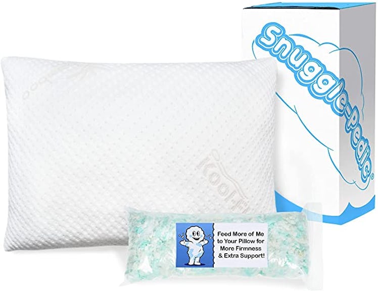 Snuggle-Pedic Adjustable Shredded Memory Foam Pillow