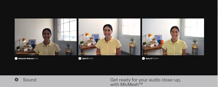 Opal C1 webcam comparison
