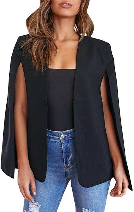 GAMISOTE Womens Cape Blazer