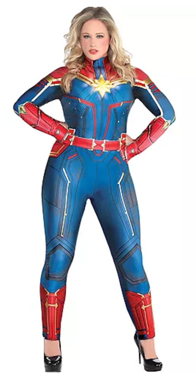 Adult Light-Up Captain Marvel Costume