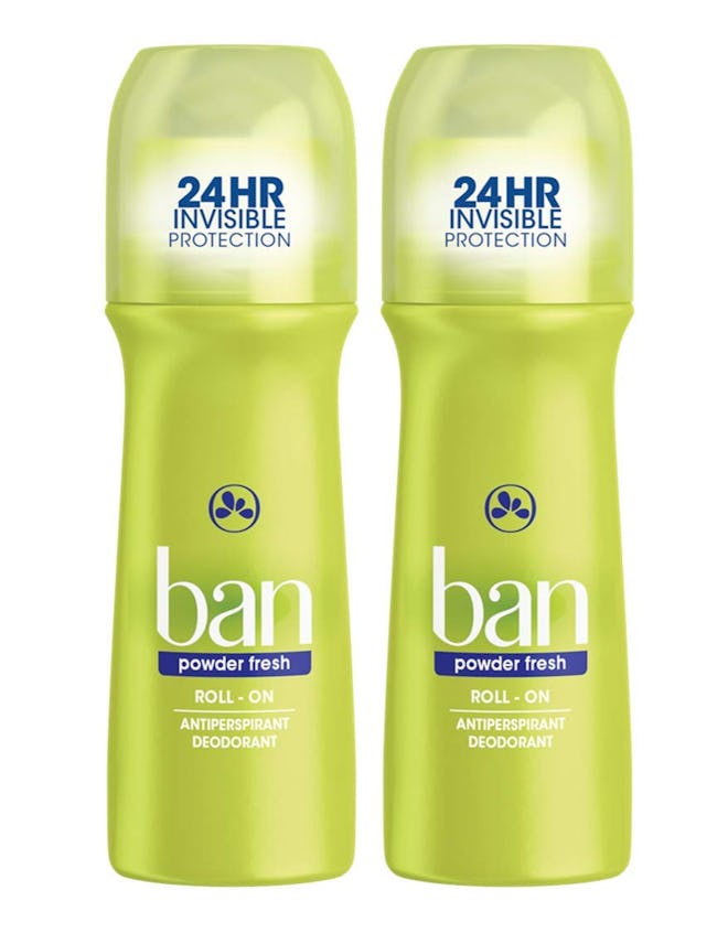 Ban Powder Fresh 24-Hour Invisible Antiperspirant (2-Pack)