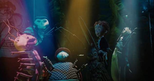 James and the Giant Peach is based on the book by Roald Dahl.
