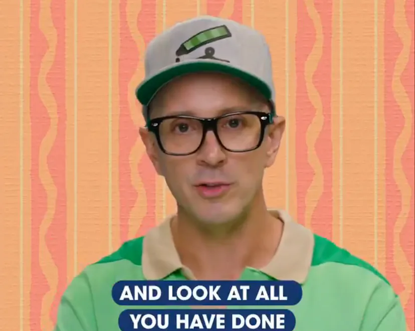 The original host of 'Blue Clue's, Steve Burns, delivered an emotional message to fans.