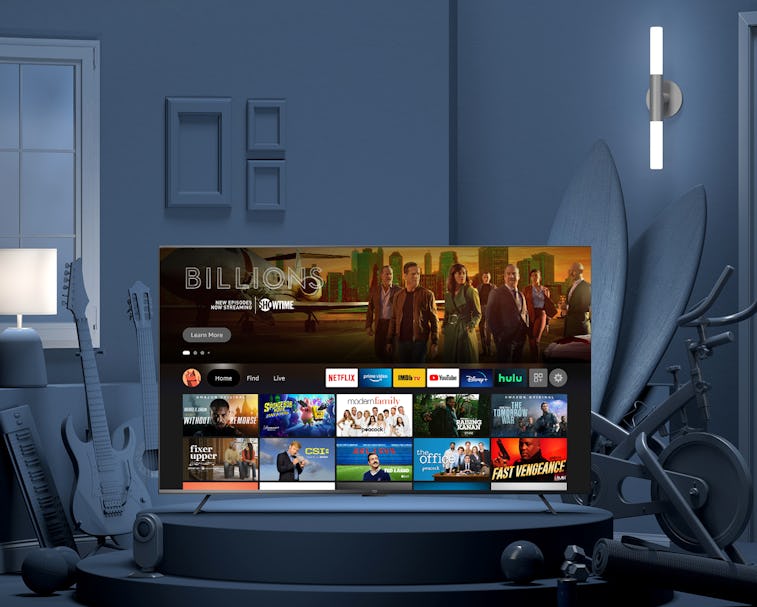 Amazon Fire TV Omni with built-in Alexa voice controls