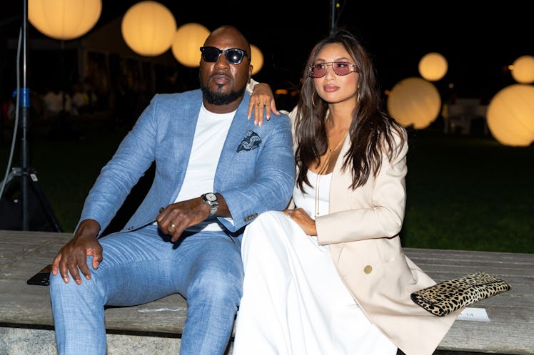 Jeezy and Jeannie Mai attends the Prabal Gurung NYFW Fashion Show at Robert F. Wagner Park on Septem...