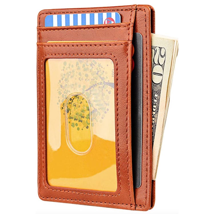 Buffway Slim  Leather Wallet