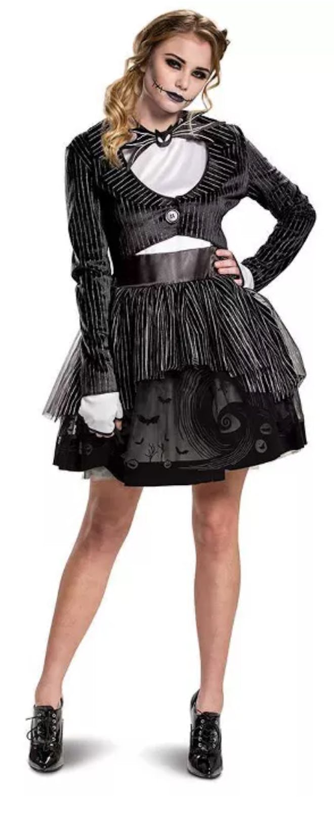 This adult Jack Skellington tutu dress is one Halloween costume choice for women. 