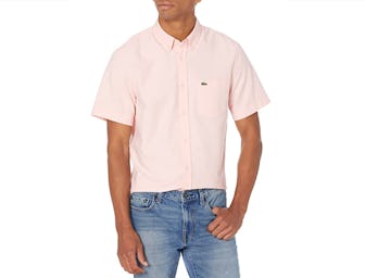 Lacoste Short Sleeve Oxford Shirt