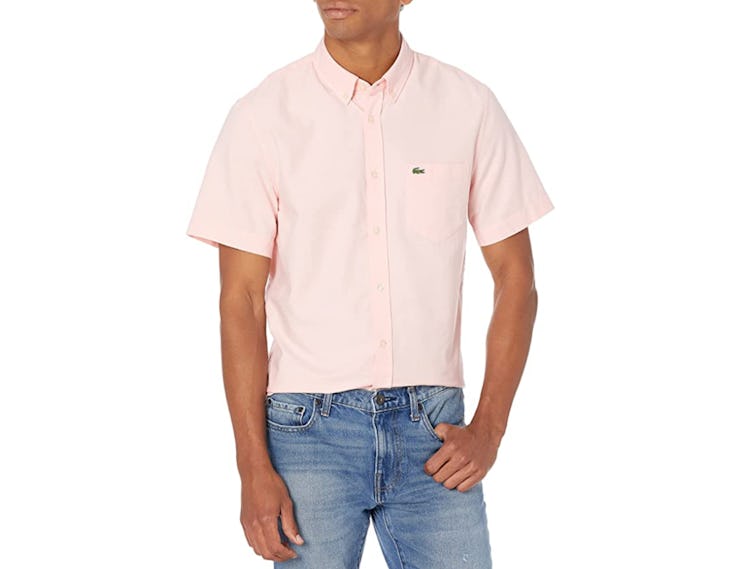 Lacoste Short Sleeve Oxford Shirt