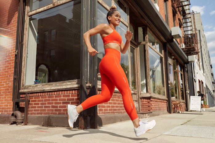 Peloton Apparel leggings and sports bra