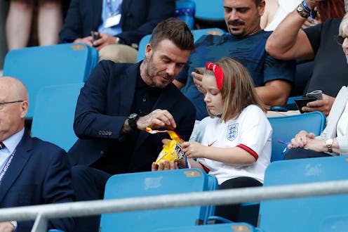 David Beckham & Harper Seven Beckham