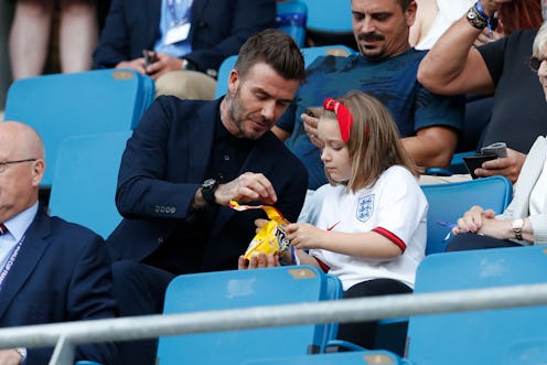 David Beckham & Harper Seven Beckham