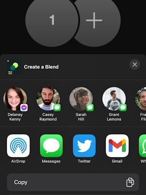 how to create a spotify blend playlist