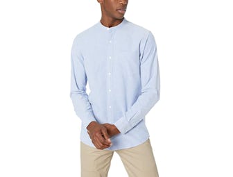 Goodthreads Band-Collar Oxford Shirt