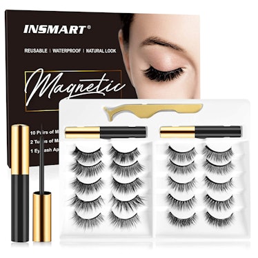 INSMART Magnetic Eyelashes With Eyeliner 