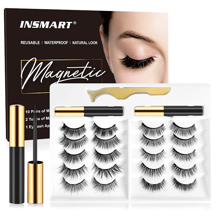 INSMART Magnetic Eyelashes With Eyeliner 