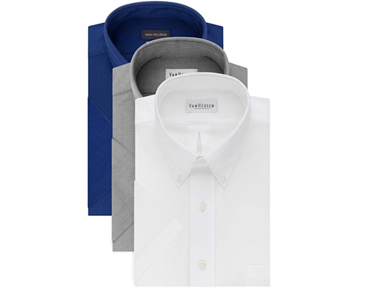 Van Heusen Short Sleeve Dress Shirt 