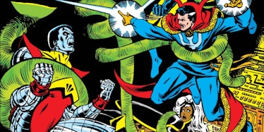 Doctor Strange with Storm and Colossus