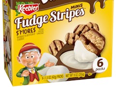 Keebler's mini Fudge Stripe cookies with marshmallow frosting will remind you of a '90s treat.