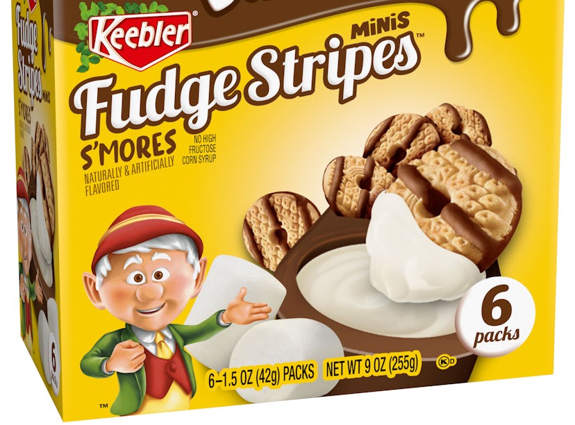 Keebler's mini Fudge Stripe cookies with marshmallow frosting will remind you of a '90s treat.