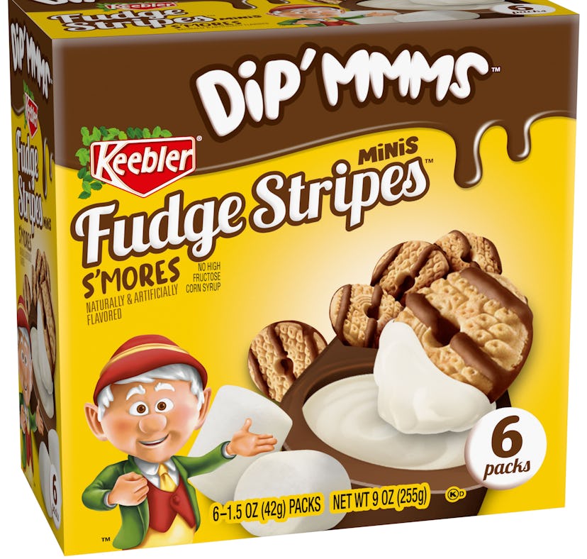 Keebler's mini Fudge Stripe cookies with marshmallow frosting will remind you of a '90s treat.
