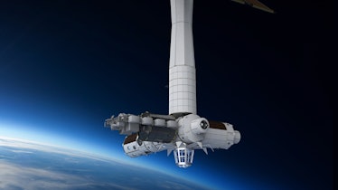 The Axiom Space space station.