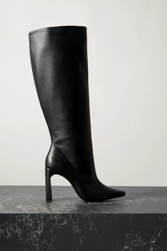 BY FAR + Mimi Cuttrell Leather Knee Boots
