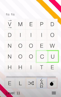 Word Forward screenshot brain game like Wordle. 