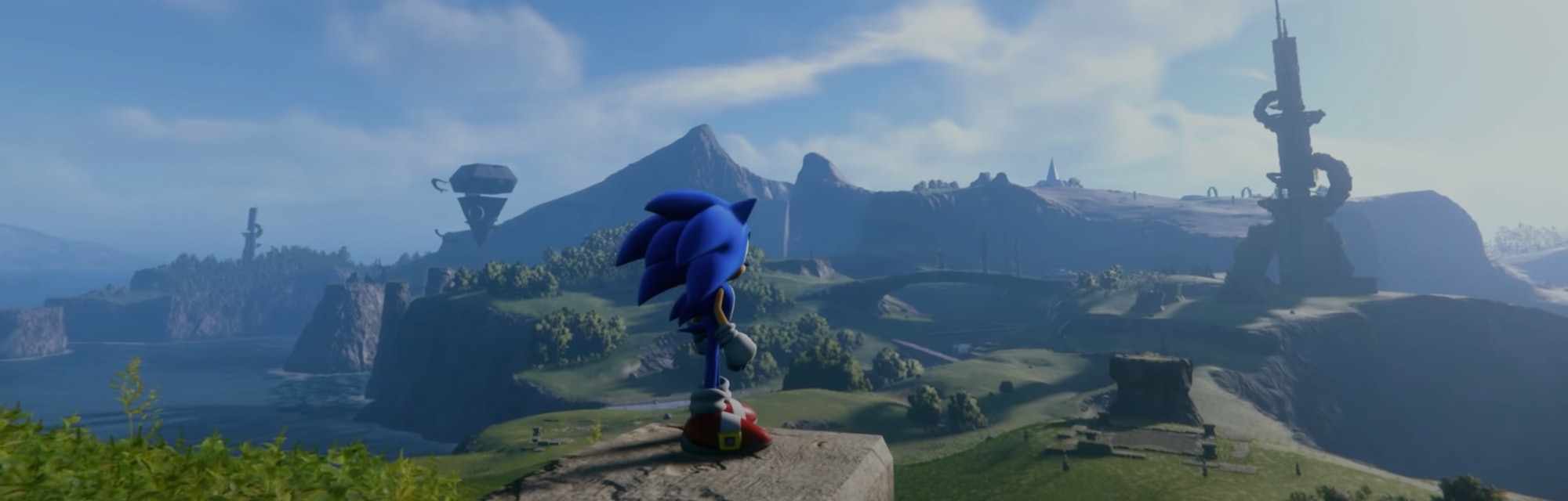 Sonic Frontiers looks a lot like Zelda.
