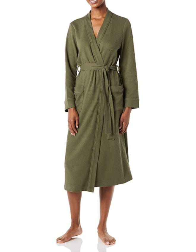 Amazon Essentials Waffle Full-Length Robe