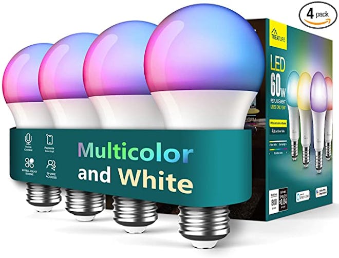 TREATLIFE LED Smart Light Bulbs (4-Pack)
