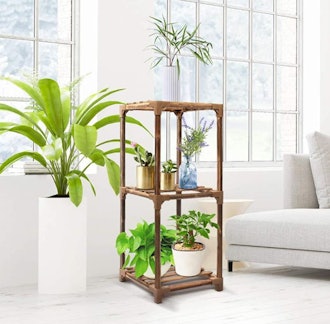 CFMOUR Wood Plant Stand Indoor