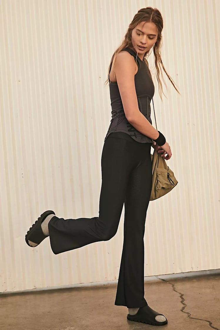 Rib Studio Flare Pants