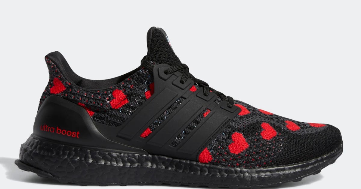 Adidas Valentine s Day UltraBoost running sneaker is full of hearts