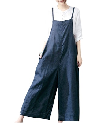 YESNO Cotton Overalls With Pockets