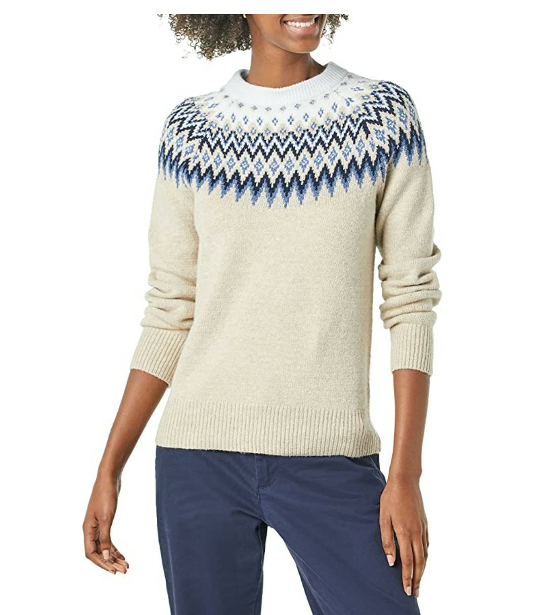 Amazon Essentials Soft-Touch Crewneck Novelty Sweater