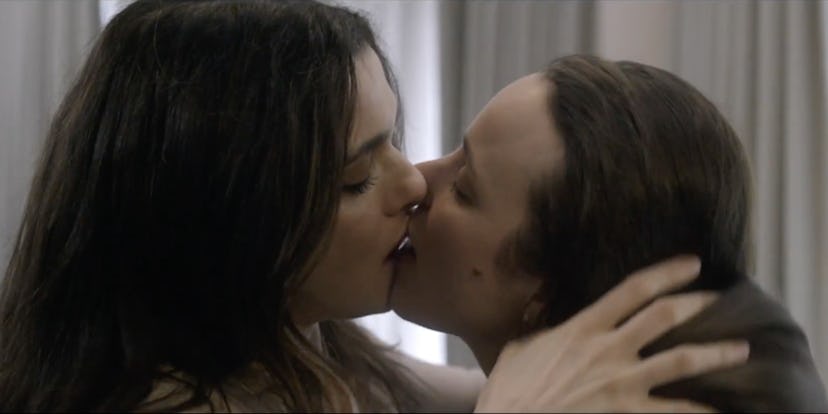 Rachel Weisz and Rachel McAdams in “Disobedience.”