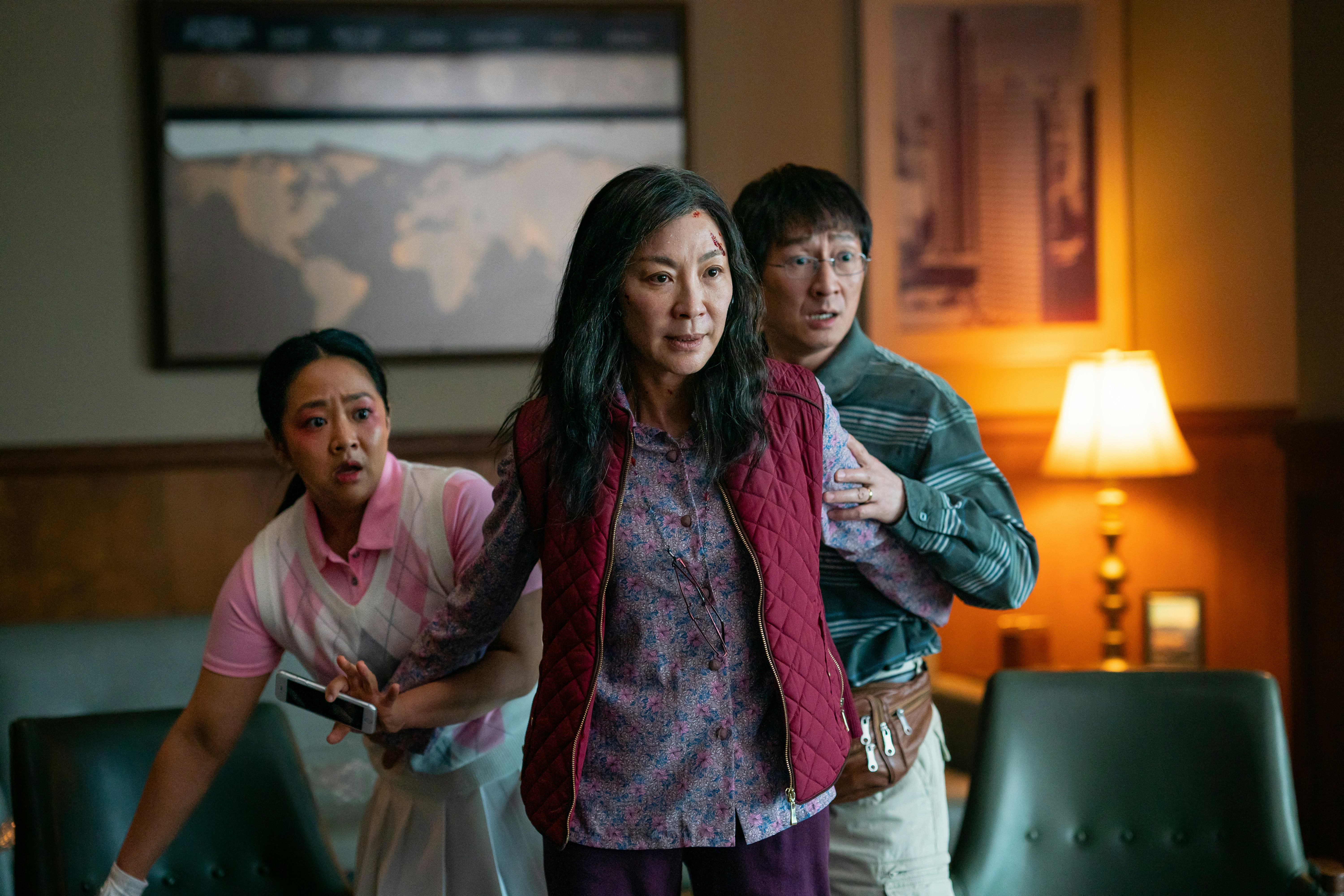 Michelle Yeoh stars in &lsquo;Everything Everywhere All at Once.'