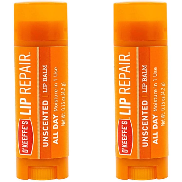 O'Keeffe's Unscented Lip Repair Lip Balm (2 Pack)