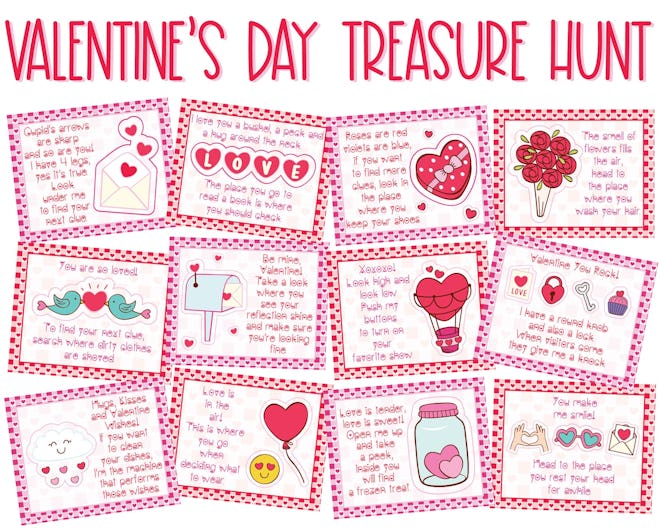 valentine's day games for kids: Valentine's Day Treasure Hunt