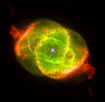 cat's eye nebula, a vibrant object in deep space